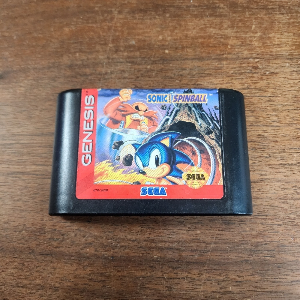 Sega Genesis Sonic Spinball Game